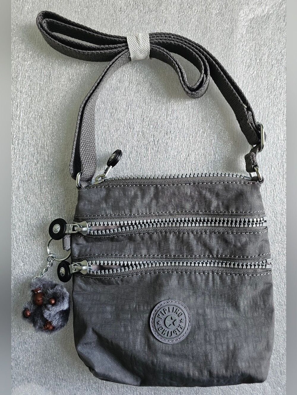 NWOT - Kipling Keiko Mini Crossbody Bag - Dark Gray